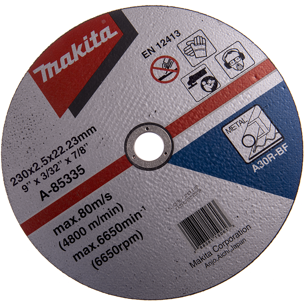 Disc debitare metal, Makita A-85335, 230 x 22.23 x 2.5 m