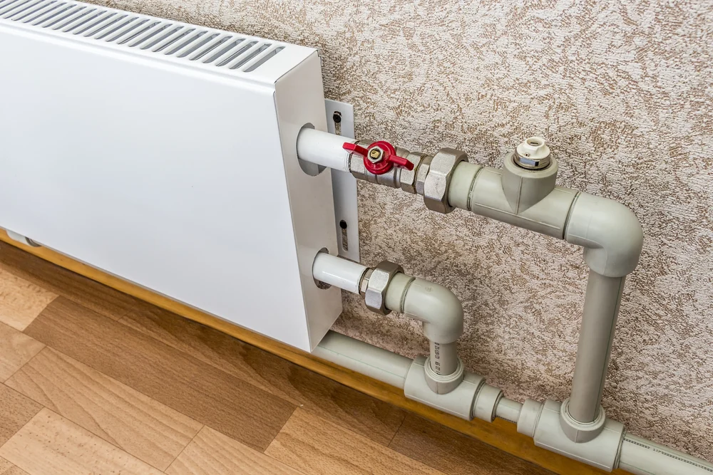 radiator de incalzire cu robinet de retur