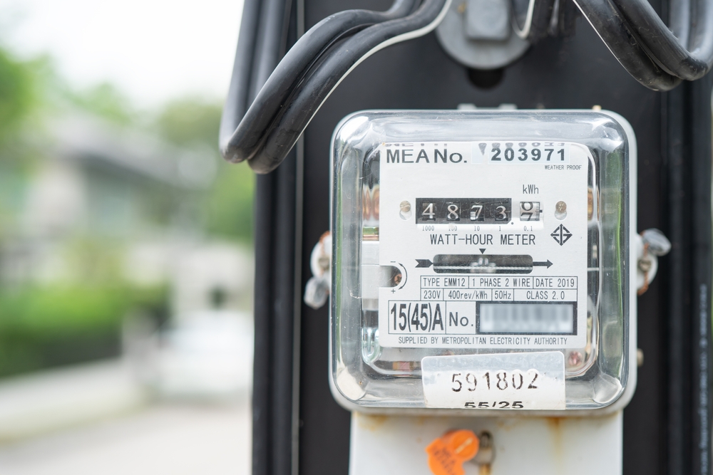 contor electric digital pentru masurarea consumului de energie
