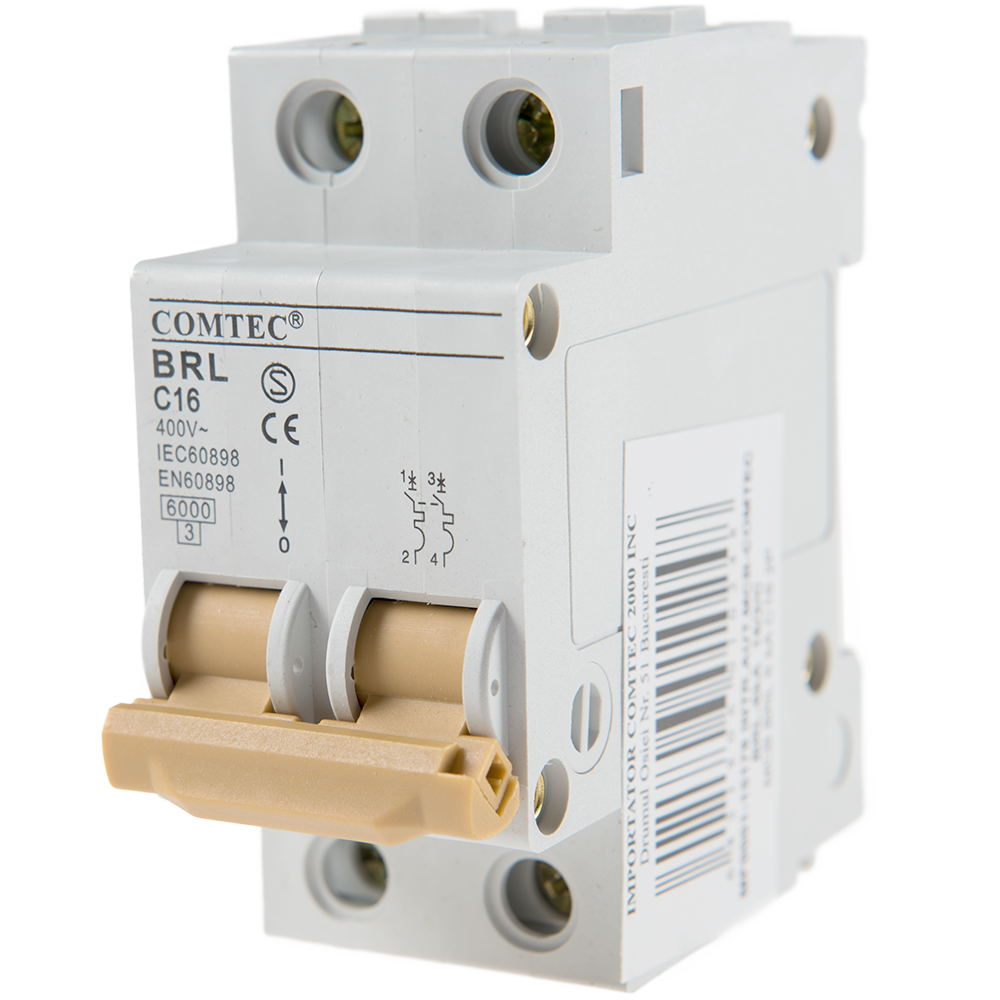 Intrerupator automat BRL 6kA MCB, Comtec 2P, 16A