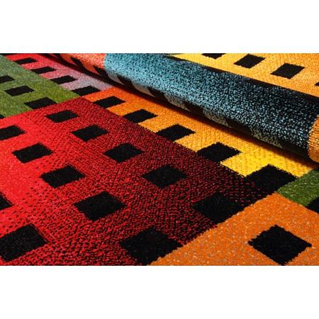 Covor modern Kolibri, 100% polipropilena friese, model curcubeu, 120 x 170 cm Covor modern Kolibri, 100% polipropilena friese, model curcubeu, 120 x 170 cm