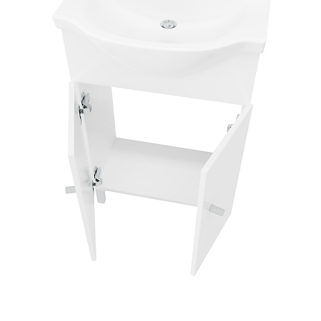 Baza cu lavoar Savini Due, MDF-PAL, alb, 56.5 x 42,5 x 88.5 cm Baza cu lavoar Savini Due, MDF-PAL, alb, 56.5 x 42,5 x 88.5 cm