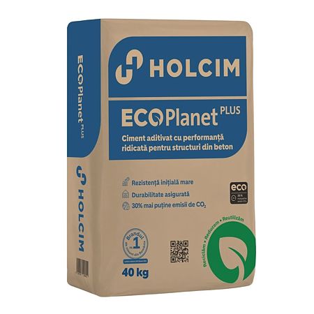 Ciment Holcim ECOPlanet, 40 kg Ciment Holcim ECOPlanet, 40 kg