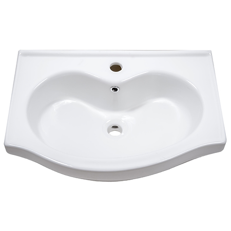 Mobilier baie Sanitop Alessia, baza cu lavoar, MDF-PAL, alb, 58 x 31 x 81 cm Mobilier baie Sanitop Alessia, baza cu lavoar, MDF-PAL, alb, 58 x 31 x 81 cm