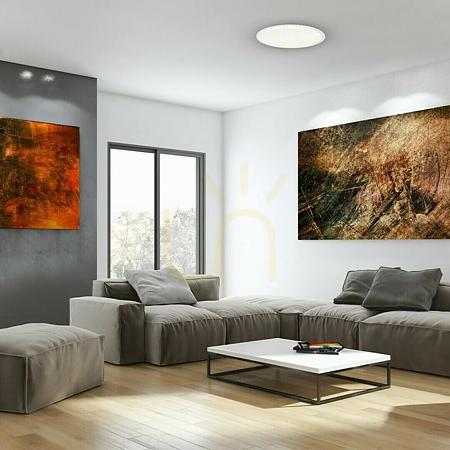 Plafoniera Cruz, metal, 1 x LED, 66 W, alb, 50 cm Plafoniera Cruz, metal, 1 x LED, 66 W, alb, 50 cm