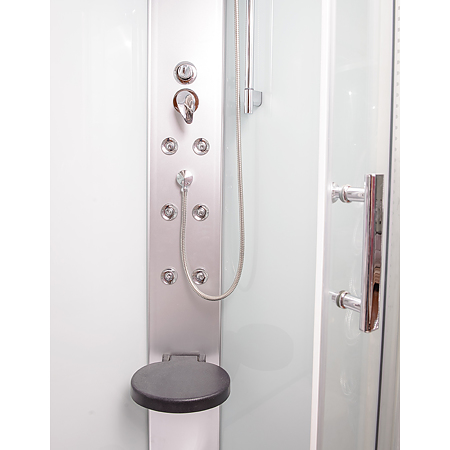 Cabina de dus cu hidromasaj Sanotechnik Rumba CL88 montaj dreapta, semirotund, geam transparent 05 cm, 90 x 90 x 215 cm Cabina de dus cu hidromasaj Sanotechnik Rumba CL88 montaj dreapta, semirotund, geam transparent 05 cm, 90 x 90 x 215 cm