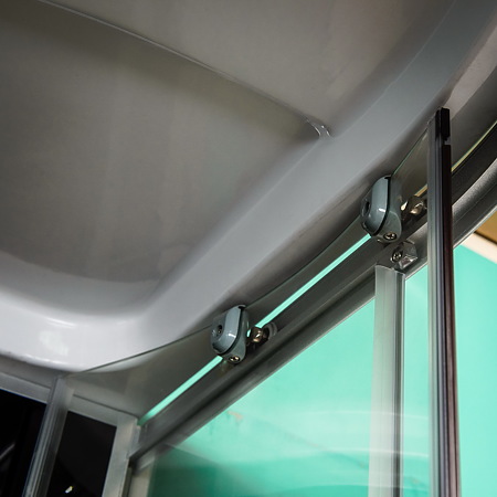 Cabina dus hidromasaj Sanotechnik PC50 , material profil aluminiu, 4mm, cadita semirotunda, 90 x 90 x 215 cm Cabina dus hidromasaj Sanotechnik PC50 , material profil aluminiu, 4mm, cadita semirotunda, 90 x 90 x 215 cm