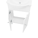 Baza cu lavoar Savini Due, MDF-PAL, alb, 56.5 x 42,5 x 88.5 cm Baza cu lavoar Savini Due, MDF-PAL, alb, 56.5 x 42,5 x 88.5 cm